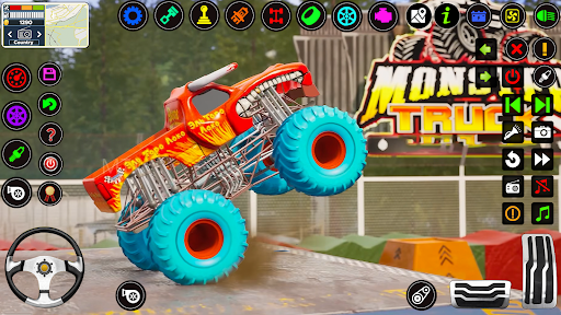 Monster Truck Stunt for kids ekran görüntüsü
