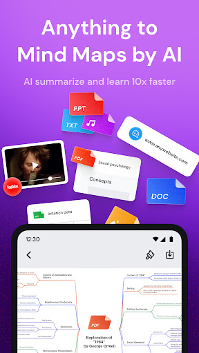 Mapify: AI Mind Map & Summary ekran görüntüsü