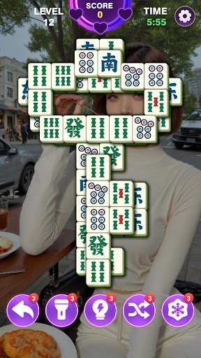 Mahjong Match Crush-Pair 2 ekran görüntüsü