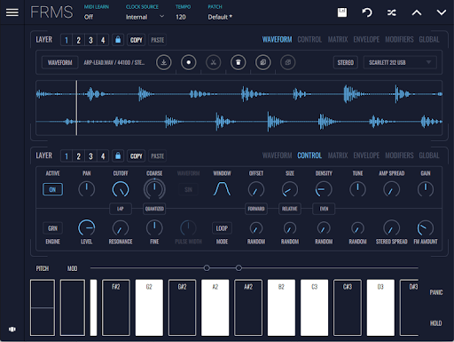 FRMS - Granular Synthesizer ekran görüntüsü