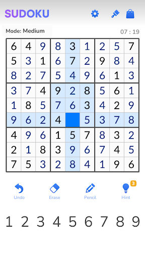 Sayı Yerleştirme Oyunu: Sudoku ekran görüntüsü