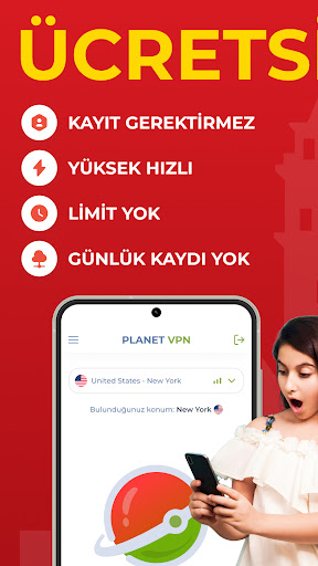 Planet Free VPN Ücretsiz Proxy ekran görüntüsü