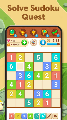 Sudoku Quest Bulmaca oyunları ekran görüntüsü