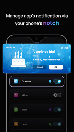 Adaptive Notch Notification ekran görüntüsü