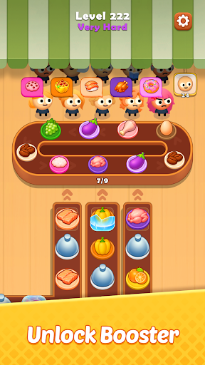 Food Puzzle : Sort n Merge ekran görüntüsü