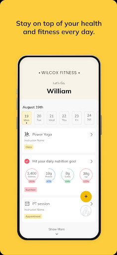 Wilcox Fitness Training ekran görüntüsü