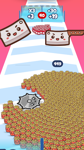 Food Run - Crowd Control Game ekran görüntüsü