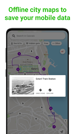 Cascais Tour Guide:SmartGuide ekran görüntüsü