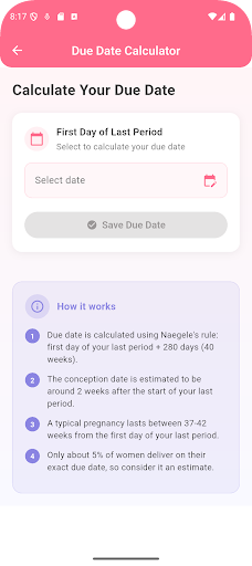 Pregnancy Tracker ekran görüntüsü