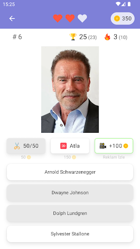 Aktörü Tahmin Et - Quiz Oyun ekran görüntüsü