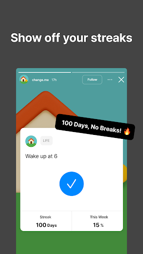 ChangeMe: Habit Tracker ekran görüntüsü