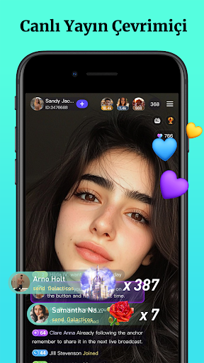 Asha Live: Grup Sohbet Odası ekran görüntüsü