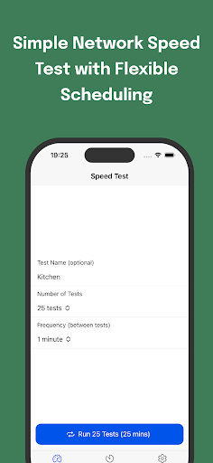 Wifi Speed Test Periodical Log ekran görüntüsü