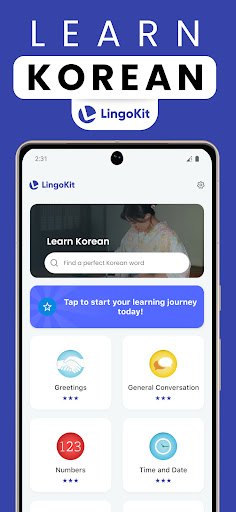 Learn Korean - Lingokit ekran görüntüsü