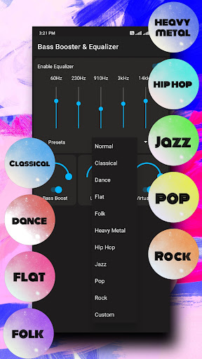 Bass Booster & Equalizer ekran görüntüsü