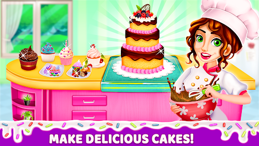 Cake Bake Shop Fırın Oyunları ekran görüntüsü