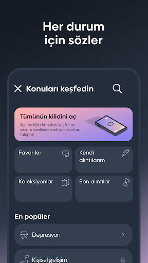 Motivation - Günlük alıntılar ekran görüntüsü