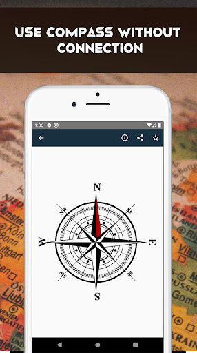 latitude longitude & compass ekran görüntüsü
