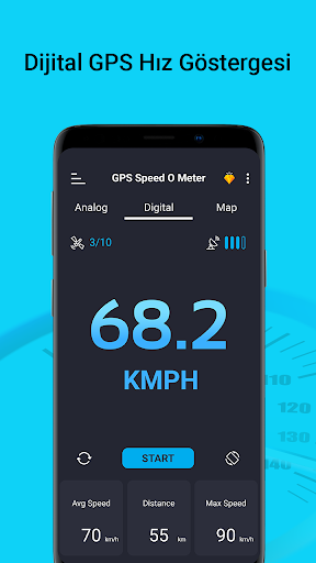 GPS HızGöstergesi-Hız İzleyici ekran görüntüsü