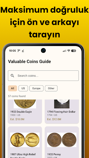 CoinDetect: Para Tanıma AI ekran görüntüsü
