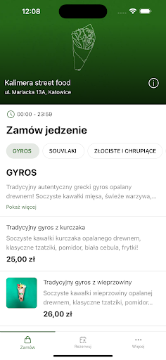 Kalimera street food ekran görüntüsü