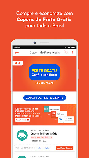 Shopee: 4.4 Liquidação ekran görüntüsü