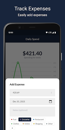 Daily Spend - Budget & Save ekran görüntüsü