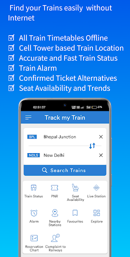 Track My Train - Live Status ekran görüntüsü