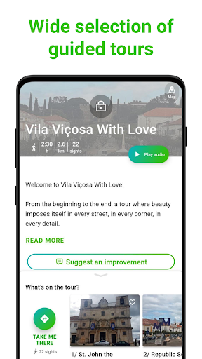 Vila Viçosa SmartGuide ekran görüntüsü