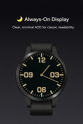 Luxury Retro Analog Watch Face ekran görüntüsü