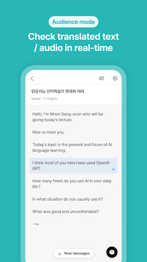 Flitto Live Translation ekran görüntüsü