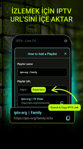 IPTV Oynatıcı - M3U TV Izle ekran görüntüsü