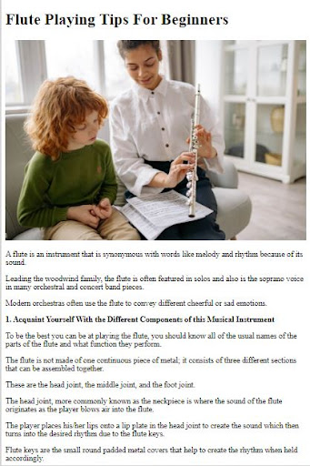 How to Play Flute ekran görüntüsü