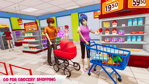 Anime Aile Anne Simülatörü ekran görüntüsü