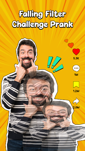 Falling Filter Challenge Prank ekran görüntüsü