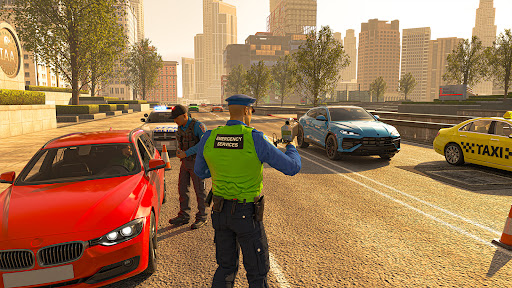 Trafik polisi simülatörü polis ekran görüntüsü