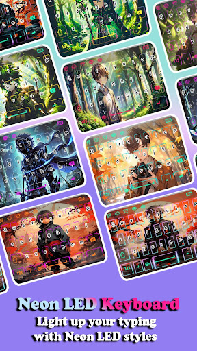 Anime Boy in Forest Theme ekran görüntüsü