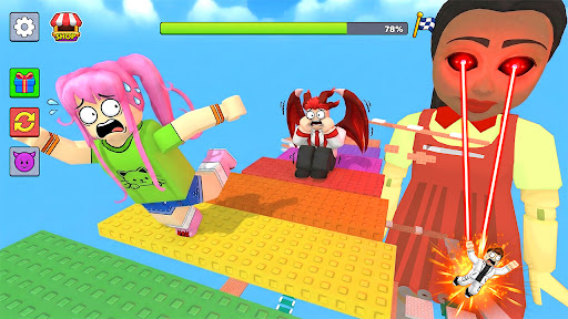 Obby Slap Troll: Parkour Tower ekran görüntüsü