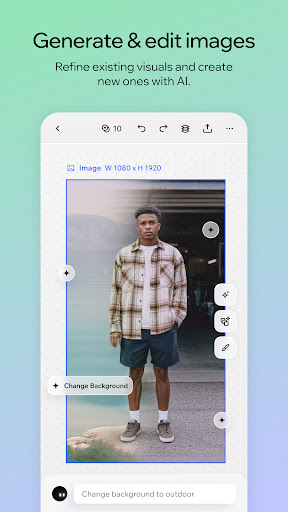 Wixel - AI Graphic Design App ekran görüntüsü