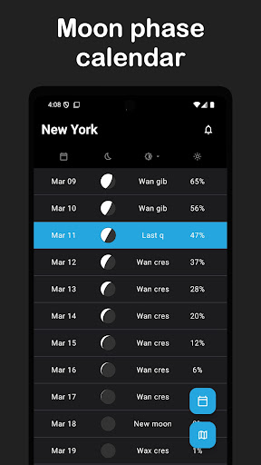 Moon Phase Calendar & Widgets ekran görüntüsü