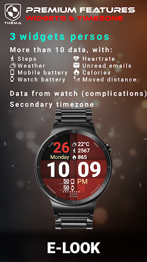 E-Look Watch Face ekran görüntüsü