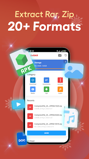 Pro 7-Zip, Unzip Rar Extractor ekran görüntüsü