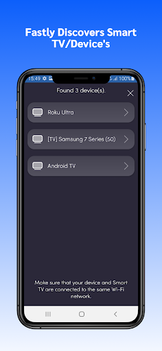 Universal Remote Samsung TV ekran görüntüsü