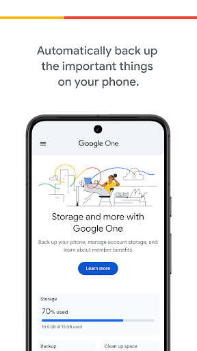 Google One ekran görüntüsü