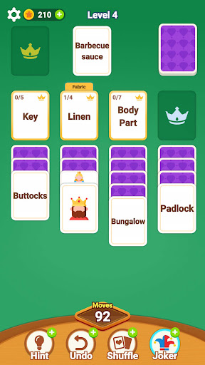Card Sort Jam-Word Association ekran görüntüsü