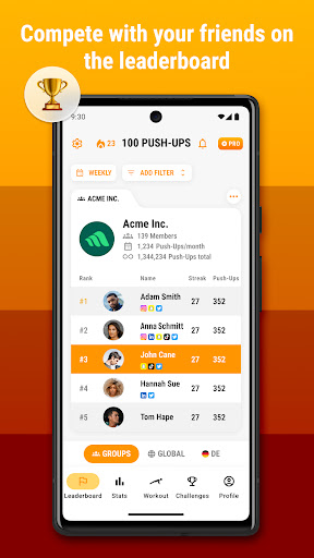 Push Up Counter and Tracker ekran görüntüsü