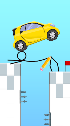 Draw 2 Bridge: Draw Save Car ekran görüntüsü