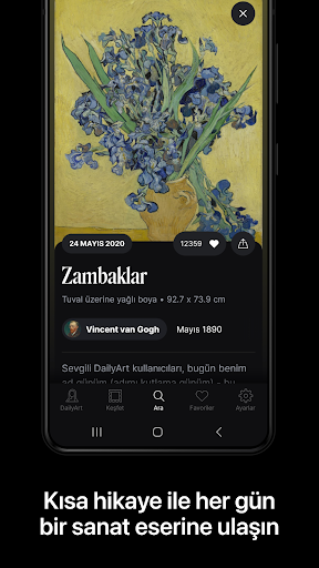 DailyArt - Dozda sanat tarihi ekran görüntüsü