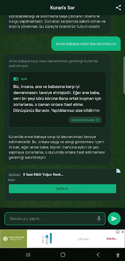 Kuran'a Sor ekran görüntüsü