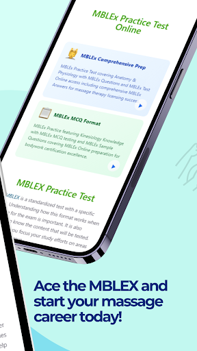 MBLEx Practice Test ekran görüntüsü